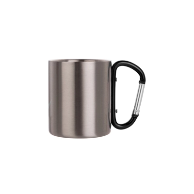 0009626_sublimation-stainless-steel-mug-300ml-black-carabiner-handle